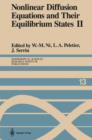 Image for Nonlinear Diffusion Equations and Their Equilibrium States II