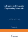 Image for ADVANCES IN CRYOGENIC ENGINEERING MATERI