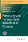 Image for Personality and Temperament in Nonhuman Primates