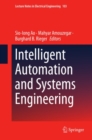 Image for Intelligent automation and systems engineering