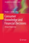 Image for Consumer knowledge and financial decisions: lifespan perspectives