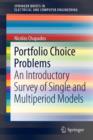 Image for Portfolio choice problems  : an introductory survey of single and multiperiod models