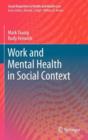 Image for Work and Mental Health in Social Context