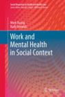 Image for Work and mental health in social context