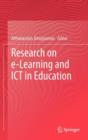 Image for Research on e-Learning and ICT in Education