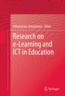 Image for Research on e-Learning and ICT in education