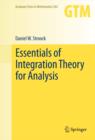 Image for Essentials of integration theory for analysis