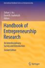 Image for Handbook of entrepreneurship research  : an interdisciplinary survey and introduction