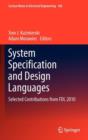 Image for System specification and design languages