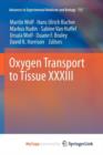 Image for Oxygen Transport to Tissue XXXIII