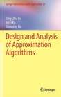 Image for Design and analysis of approximation algorithms