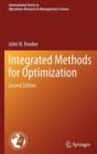 Image for Integrated methods for optimization
