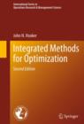 Image for Integrated methods for optimization : v. 170