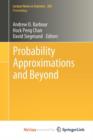Image for Probability Approximations and Beyond