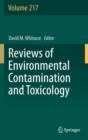 Image for Reviews of Environmental Contamination and Toxicology Volume 217