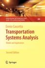 Image for Transportation Systems Analysis : Models and Applications