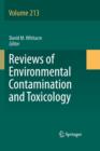 Image for Reviews of Environmental Contamination and Toxicology Volume 213