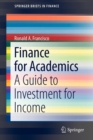 Image for Finance for Academics