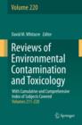 Image for Reviews of environmental contamination and toxicology. : Volume 220