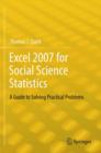 Image for Excel 2007 for social science statistics  : a guide to solving practical problems