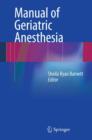Image for Manual of Geriatric Anesthesia