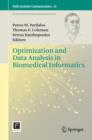 Image for Optimization and data analysis in biomedical informatics : 63