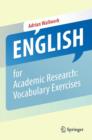 Image for English for academic research: vocabulary exercises