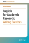 Image for English for Academic Research: Writing Exercises