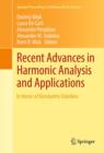 Image for Recent advances in harmonic analysis and applications: in honor of Konstantin Oskolkov
