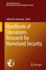 Image for Handbook of Operations Research for Homeland Security