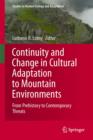 Image for Continuity and Change in Cultural Adaptation to Mountain Environments