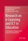 Image for Research on e-Learning and ICT in Education: Technological, Pedagogical and Instructional Perspectives