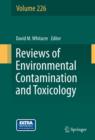 Image for Reviews of Environmental Contamination and Toxicology Volume 226 : 226