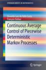 Image for Continuous Average Control of Piecewise Deterministic Markov Processes