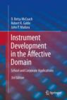 Image for Instrument development in the affective domain: school and corporate applications