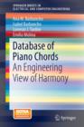 Image for Database of piano chords  : an engineering view of harmony