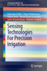 Image for Sensing Technologies For Precision Irrigation