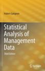 Image for Statistical Analysis of Management Data