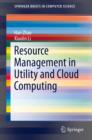 Image for Resource management in utility and cloud computing