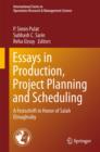 Image for Essays in Production, Project Planning and Scheduling