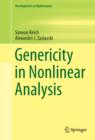 Image for Genericity in nonlinear analysis