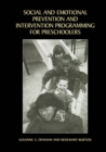 Image for Social and Emotional Prevention and Intervention Programming for Preschoolers
