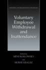 Image for Voluntary Employee Withdrawal and Inattendance: A Current Perspective