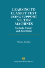 Image for Learning to Classify Text Using Support Vector Machines : SECS 668