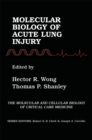 Image for Molecular Biology of Acute Lung Injury : 1