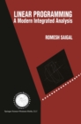 Image for Linear Programming: A Modern Integrated Analysis : 1