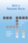 Image for Analyses in Macroeconomic Modelling