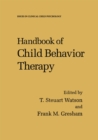 Image for Handbook of Child Behavior Therapy