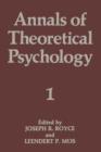 Image for Annals of Theoretical Psychology : Volume 1