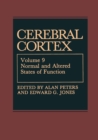 Image for Cerebral Cortex: Normal and Altered States of Function : Vol.9,